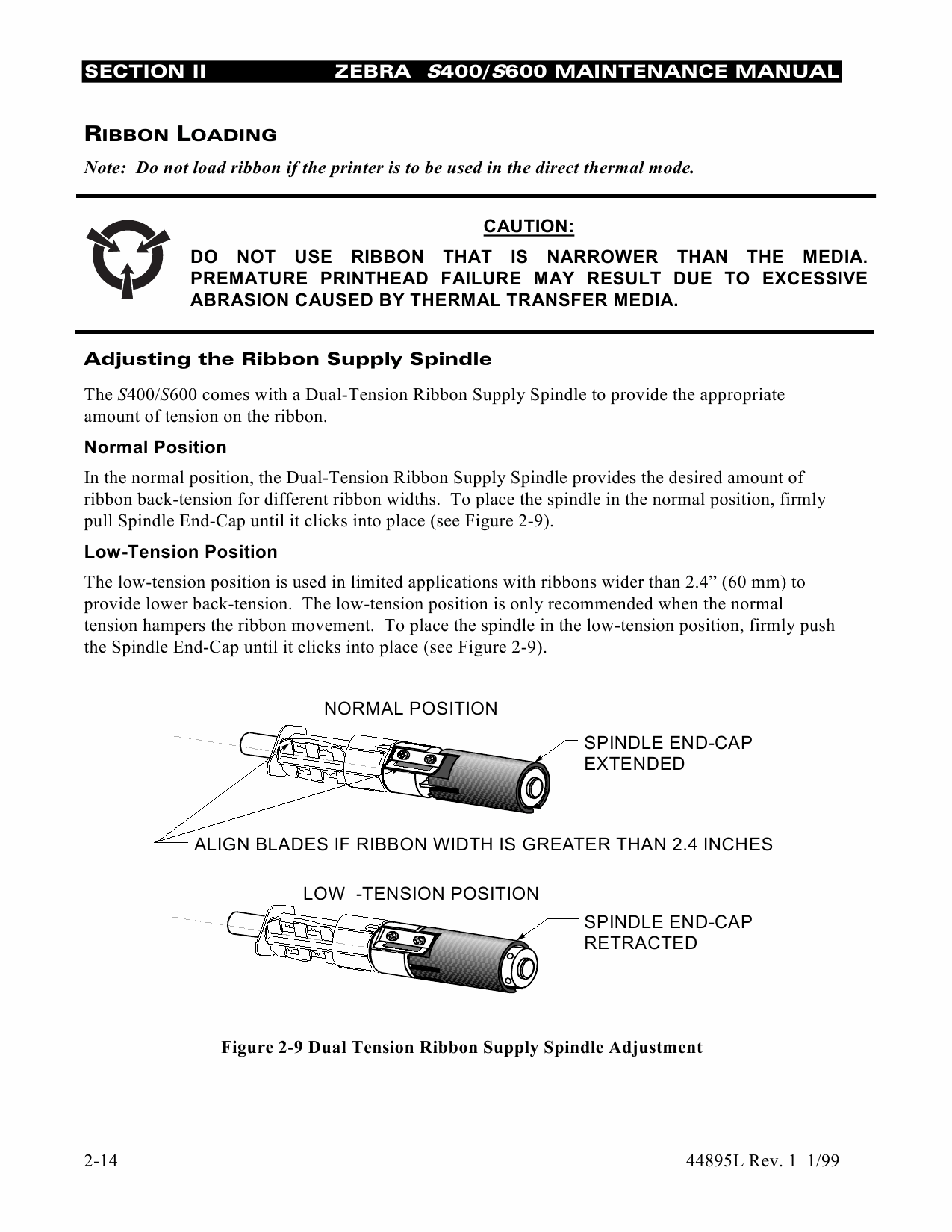 Zebra Label S400 S600 Maintenance Service Manual-3